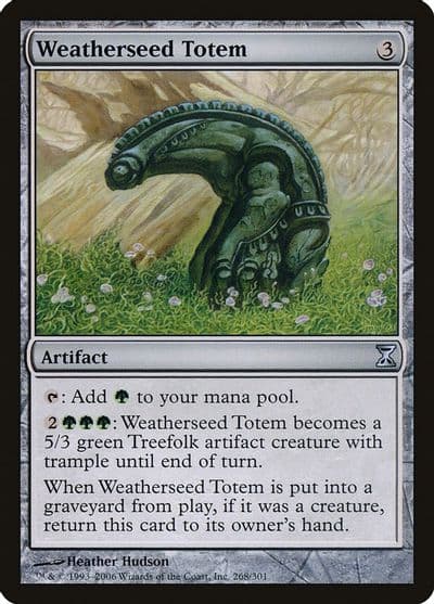 Weatherseed Totem Time Spiral Magic card