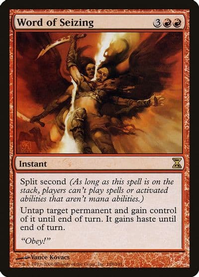 Word of Seizing Time Spiral Magic card