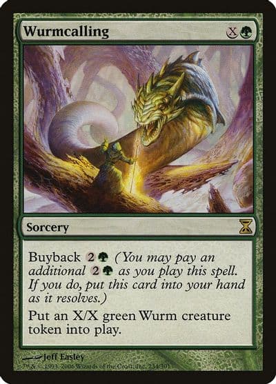 Wurmcalling Time Spiral Magic card