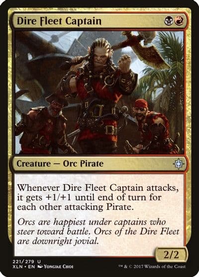 Dire Fleet Captain Ixalan Magic card