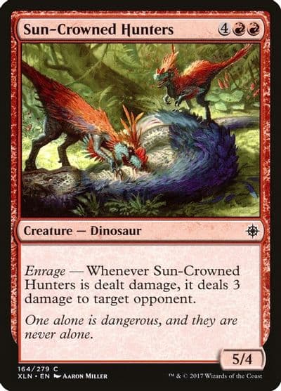 Sun Crowned Hunters Ixalan Magic card
