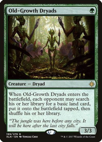 Old Growth Dryads Ixalan Magic card