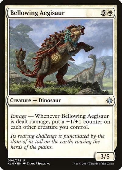 Bellowing Aegisaur Ixalan Magic card
