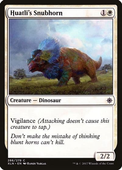 Huatlis Snubhorn Ixalan Magic card