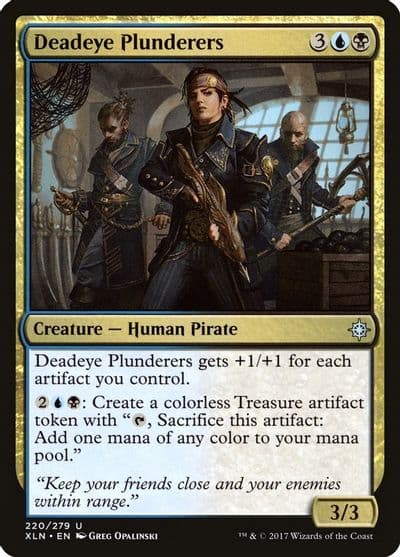 Deadeye Plunderers Ixalan Magic card