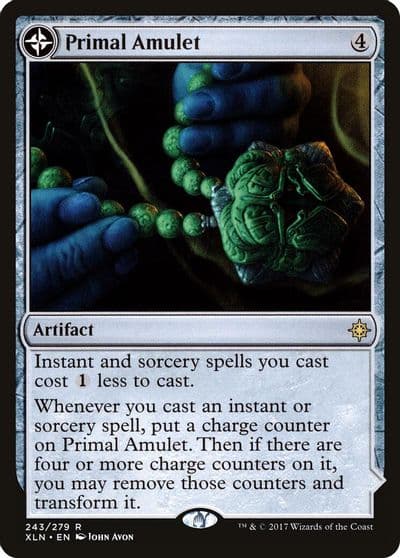 Primal Amulet Ixalan Magic card