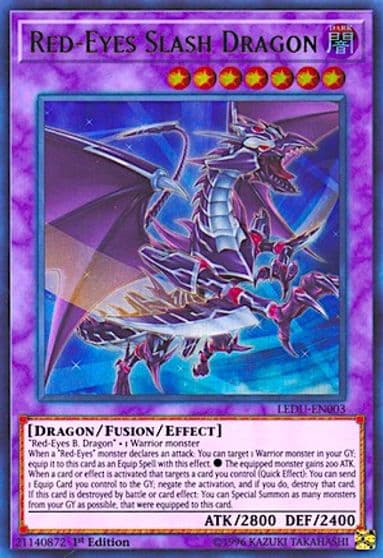 Red Eyes Slash Dragon Legendary Duelists Yu-Gi-Oh! card