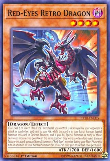 Red Eyes Retro Dragon Legendary Duelists Yu-Gi-Oh! card