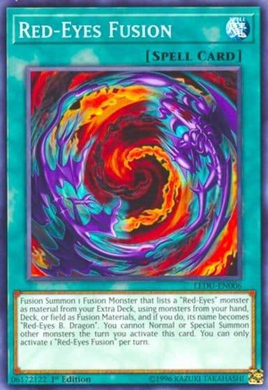 Red Eyes Fusion Legendary Duelists Yu-Gi-Oh! card