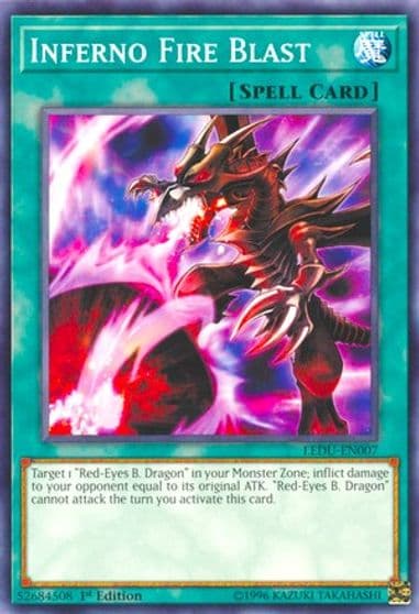 Inferno Fire Blast Legendary Duelists Yu-Gi-Oh! card