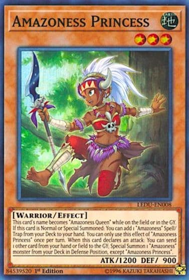 Amazoness Princess Legendary Duelists Yu-Gi-Oh! card
