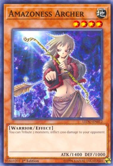 Amazoness Archer Legendary Duelists Yu-Gi-Oh! card