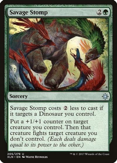 Savage Stomp Ixalan Magic card