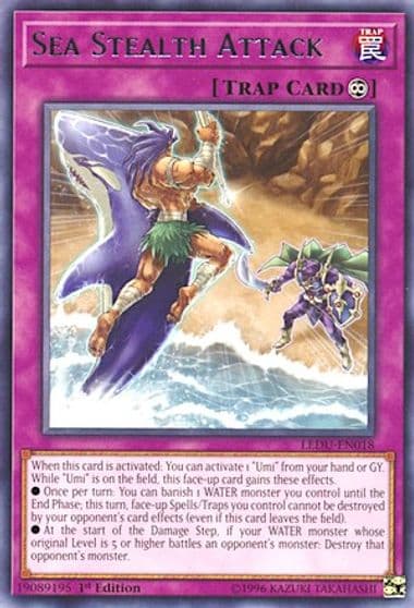 Sea Stealth Attack Legendary Duelists Yu-Gi-Oh! card