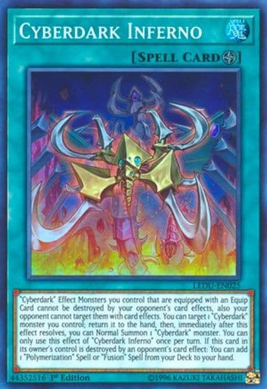 Cyberdark Inferno Legendary Duelists Yu-Gi-Oh! card