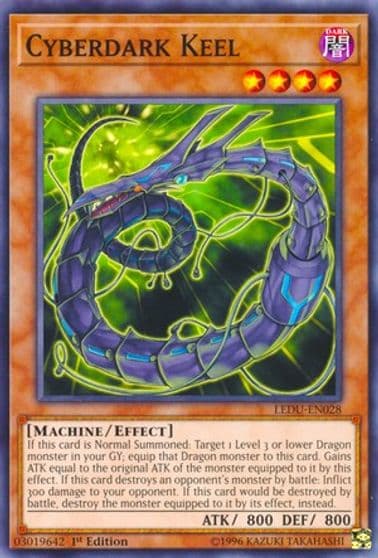 Cyberdark Keel Legendary Duelists Yu-Gi-Oh! card