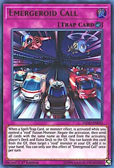 Emergeroid Call Legendary Duelists Yu-Gi-Oh! card