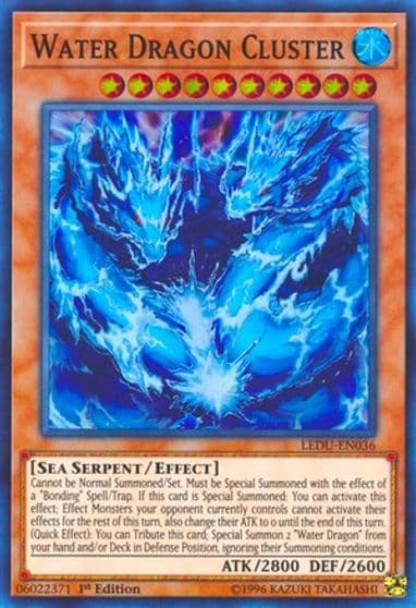 Water Dragon Cluster Legendary Duelists Yu-Gi-Oh! card