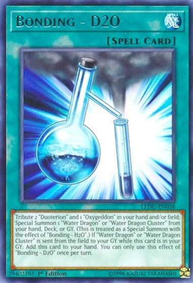 Bonding D2O Legendary Duelists Yu-Gi-Oh! card