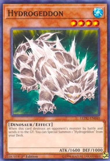 Hydrogeddon Legendary Duelists Yu-Gi-Oh! card