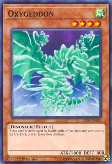 Oxygeddon Legendary Duelists Yu-Gi-Oh! card