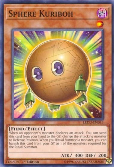 Sphere Kuriboh Legendary Duelists Yu-Gi-Oh! card