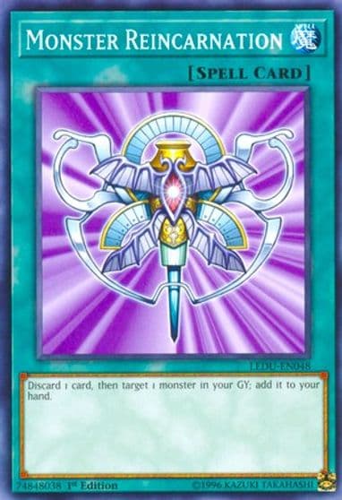 Monster Reincarnation Legendary Duelists Yu-Gi-Oh! card