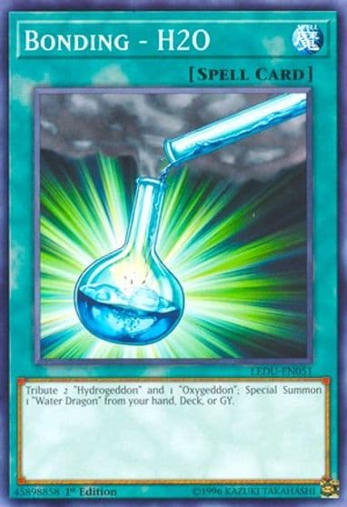 Bonding H2O Legendary Duelists Yu-Gi-Oh! card