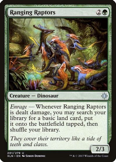 Ranging Raptors Ixalan Magic card