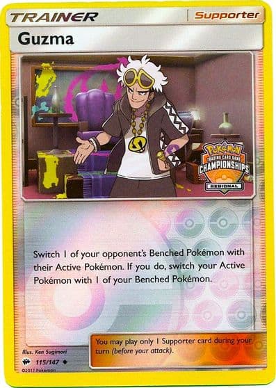 Guzma (Regional Championships) League & Championship Cards Pokemon card