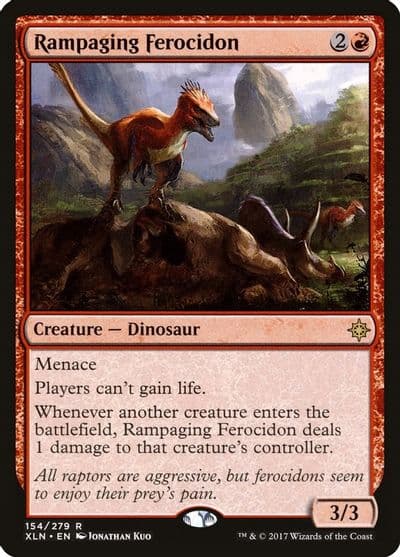 Rampaging Ferocidon Ixalan Magic card