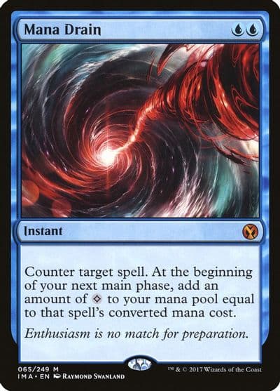 Mana Drain Iconic Masters Magic card
