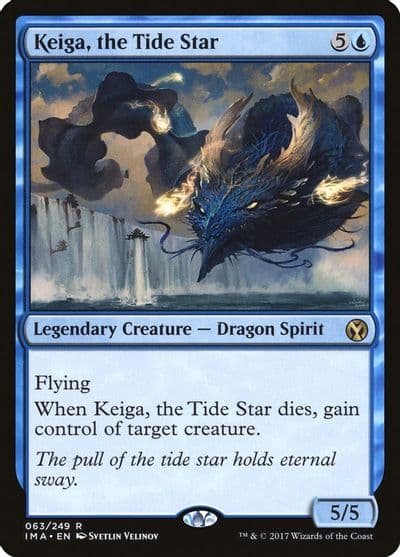 Keiga the Tide Star Iconic Masters Magic card