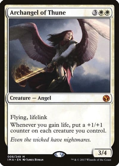 Archangel of Thune Iconic Masters Magic card