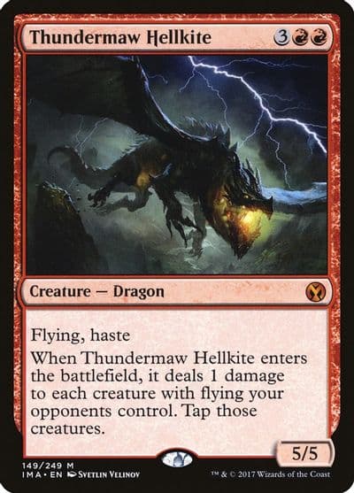 Thundermaw Hellkite Iconic Masters Magic card
