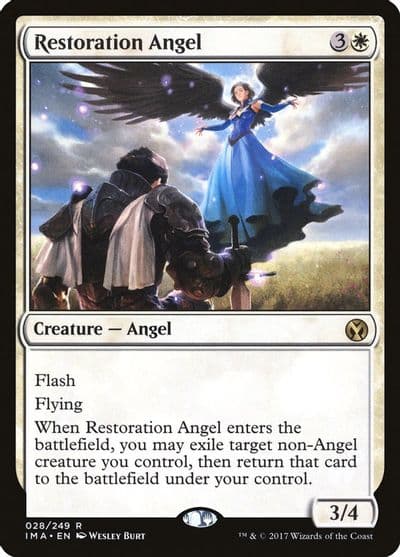 Restoration Angel Iconic Masters Magic card