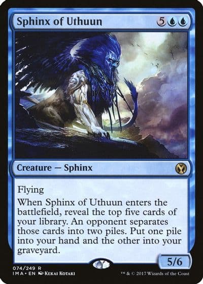 Sphinx of Uthuun Iconic Masters Magic card