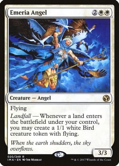 Emeria Angel Iconic Masters Magic card