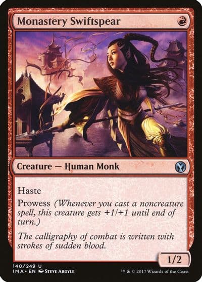 Monastery Swiftspear Iconic Masters Magic card