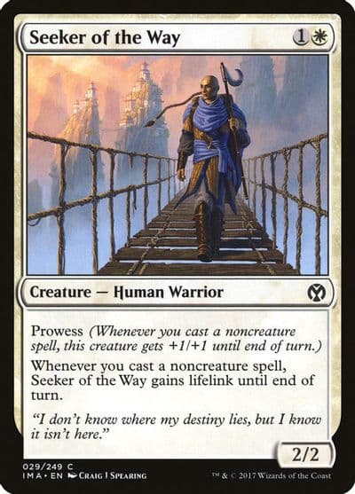 Seeker of the Way Iconic Masters Magic card