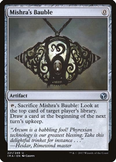 Mishras Bauble Iconic Masters Magic card