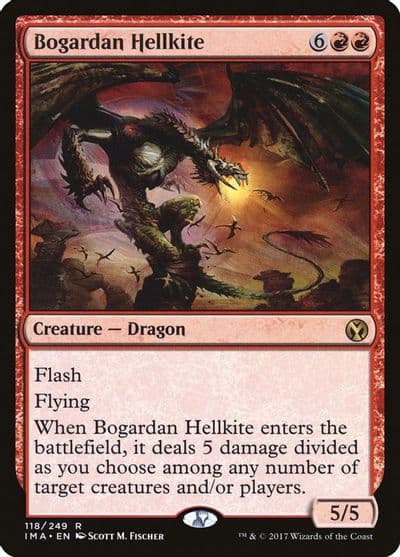 Bogardan Hellkite Iconic Masters Magic card