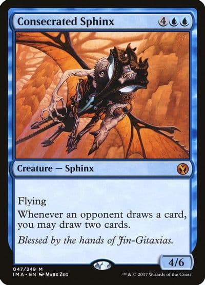 Consecrated Sphinx Iconic Masters Magic card