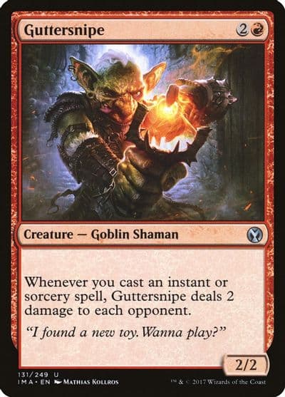 Guttersnipe Iconic Masters Magic card