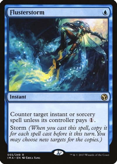 Flusterstorm Iconic Masters Magic card