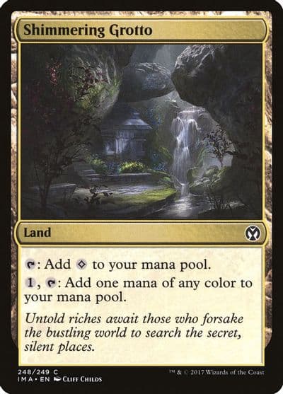 Shimmering Grotto Iconic Masters Magic card