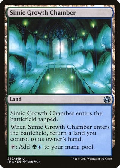 Simic Growth Chamber Iconic Masters Magic card