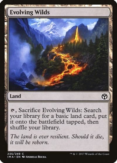 Evolving Wilds Iconic Masters Magic card