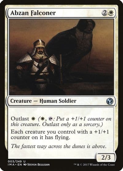 Abzan Falconer Iconic Masters Magic card