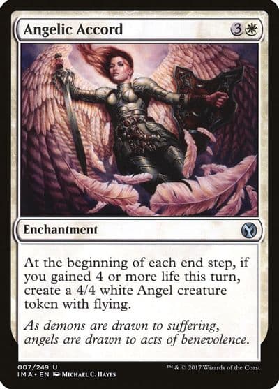 Angelic Accord Iconic Masters Magic card